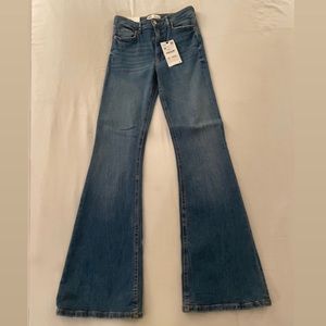 ZARA SKINNY FLARE DENIM JEANS - NEW WITH TAGS